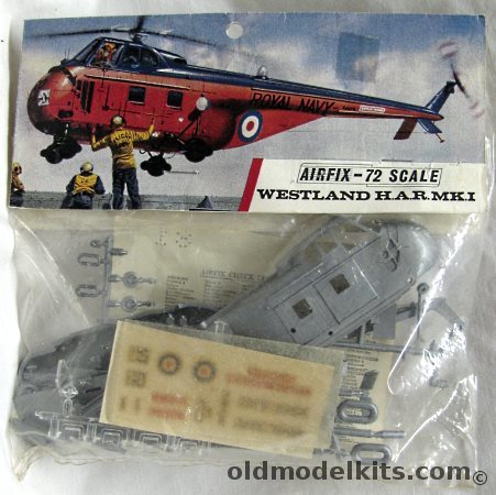 Airfix 1/72 Westland H.A.R. MK.1 (S-55) - Bagged T3 Issue, 124 plastic model kit